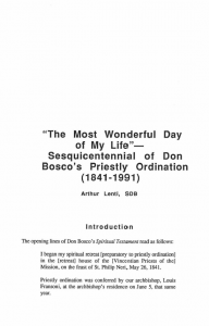 Lenti-The_Most_Wonderful_Day_of_My_Life-The_Sesquicentennial_of_Don_Boscos_Ordination_Remembered-Journal_Salesian_Studies-Vol02_No2-Fall1991