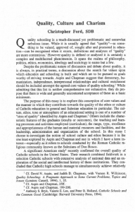 Ford-Quality_Culture_and_Charism-Journal_Salesian_Studies-Vol10_No2-Fall1999