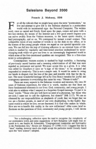 Moloney-Salesians_Beyond_2000-Journal_Salesian_Studies-Vol10_No1-Spring1999
