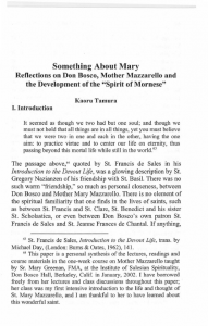 Tamura-Something_About_Mary-Reflections_on_Don_Bosco_Mother_Mazzarello_and_the_Development_of_the_Spirit_of_Mornese-Journal_Salesian_Studies-Vol13-Fall2005