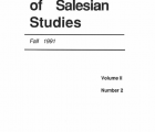 Journal Salesian Studies Volume 2 Issue 2
