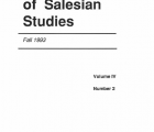Journal Salesian Studies Volume 4 Issue 2