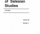 Journal Salesian Studies Volume 7 Issue 2