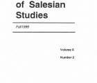 Journal Salesian Studies Volume 10 Issue 2