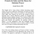 Francis de Sales and the Bases for Salesian Prayer