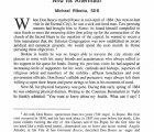 The Roman Letter of 1884 and Its Aftermath